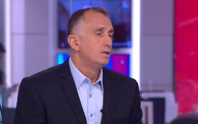 Managing Director of the Institute for National Security Studies, Tamir Hayman, speaks to Channel 12 news, May 28, 2022. (Screenshot)