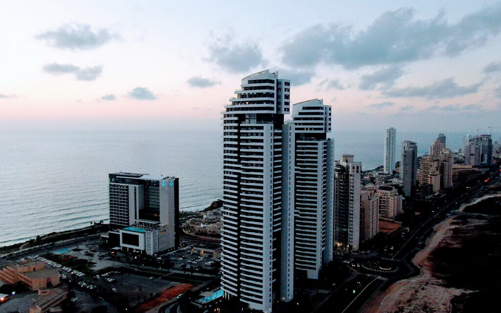 The central city of Netanya and the Mediterranean Sea, December 2020 (Alexey Firsov via iStock by Getty Images) The central city of Netanya and the Mediterranean Sea, December 2020 (Alexey Firsov via iStock by Getty Images)
