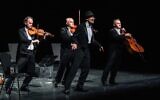 The string quartet of Poland's Mozart Group, bringing 'Mozart Comes to Town' to Israel on May 19-21, 2022 (Courtesy Nicolas Fagot)