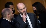 Robert Malley, the Biden's administration special envoy for Iran, waits to testify about the Iran nuclear deal during a hearing of the Senate Foreign Relations on Capitol Hill in Washington, on May 25, 2022. (Brendan Smialowski/AFP/File)