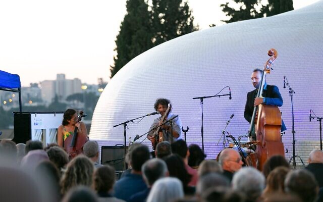 At the Jerusalem Jazz Festival in July 2021; this year's festival takes place July 5-7, 2022 and includes international artists once again (Courtesy Jerusalem Jazz Festival) At the Jerusalem Jazz Festival in July 2021; this year's festival takes place July 5-7, 2022 and includes international artists once again (Courtesy Jerusalem Jazz Festival)