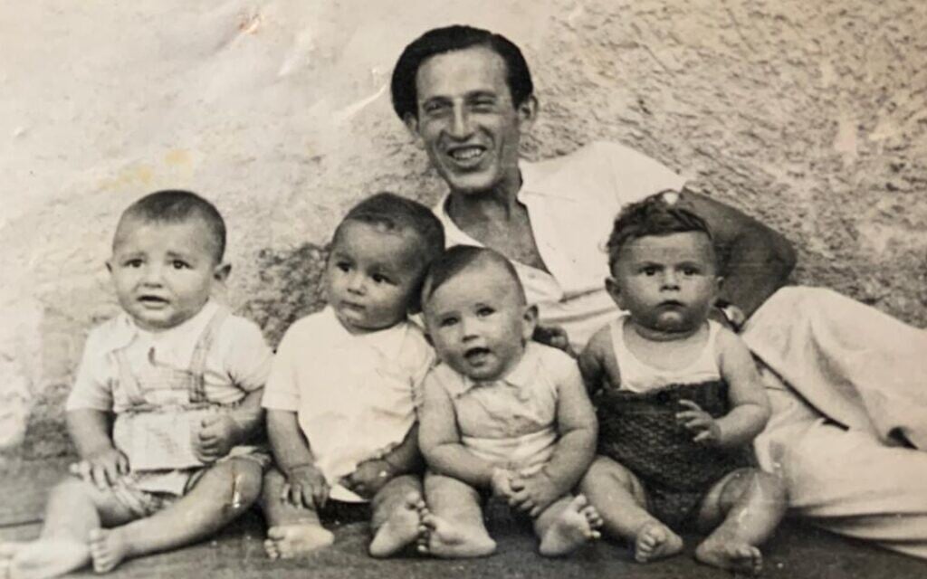 More than 700 babies were born in the Feldafing DP camp, among them group member Alex Ebel, second from left. (Alex Ebel)