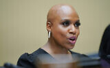 Rep. Ayanna Pressley, D-Mass., speaks during a House Committee on Oversight and Reform hearing on gun violence on Capitol Hill in Washington, Wednesday, June 8, 2022. (AP Photo/Andrew Harnik, Pool)