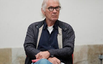 Swedish artist Lars Vilks is pictured during a visit to Warsaw, Poland, for the opening of an exhibition that featured some of his works, Aug. 27, 2021. (AP Photo/Czarek Sokolowski, file)