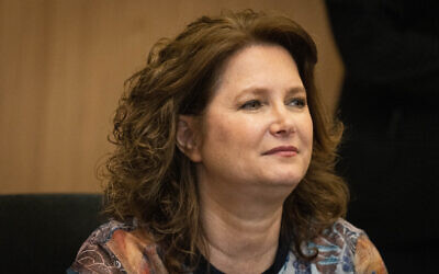 MK Michal Rozin at the Knesset in Jerusalem, on June 21, 2021. (Yonatan Sindel/Flash90)