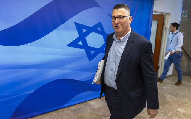 Justice Minister Gideon Sa'ar arrives for the weekly cabinet meeting at the Prime Minister's Office in Jerusalem on May 22, 2022. (Olivier Fitoussi/Flash90) Justice Minister Gideon Sa'ar arrives for the weekly cabinet meeting at the Prime Minister's Office in Jerusalem on May 22, 2022. (Olivier Fitoussi/Flash90)