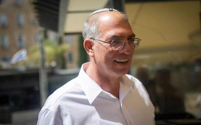 Yamina MK Nir Orbach seen leaving the Prime Minister's Office in Jerusalem, where he met with Prime Minister Naftali Bennett, June 12, 2022 (Yonatan Sindel/Flash90) Yamina MK Nir Orbach seen leaving the Prime Minister's Office in Jerusalem, where he met with Prime Minister Naftali Bennett, June 12, 2022 (Yonatan Sindel/Flash90)