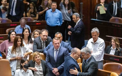 The Knesset, in Jerusalem, on June 30, 2022. (Olivier Fitoussi/Flash90)