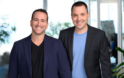 Perimeter 81 founders Sagi Gidali, left and Amit Bareket, right. (Courtesy/Perimeter 81)