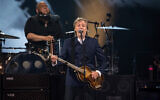 Paul McCartney performs during his "Got Back" tour, June 16, 2022, at MetLife Stadium in East Rutherford, N.J. (Christopher Smith/Invision/AP)
