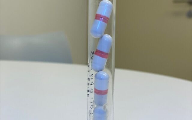 Biomica's pills, which are starting clinical trial in Israel (courtesy of Biomica)