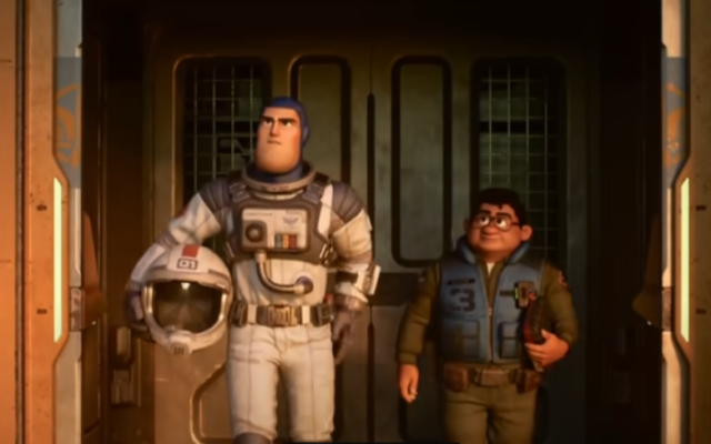A screenshot taken from the cinematic trailer of the animated film "Lightyear," releasing on June 17. (YouTube/Pixar) A screenshot taken from the cinematic trailer of the animated film "Lightyear," releasing on June 17. (YouTube/Pixar)