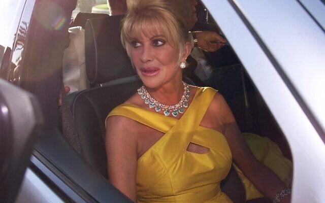 In this file photo taken on May 18, 2000, Ivana Trump arrives at the AMFAR (American Foundation for Aids Research) benefit party held at the Palm Beach Club during the 53rd Cannes Film Festival on the French Riviera (Jack GUEZ / AFP) In this file photo taken on May 18, 2000, Ivana Trump arrives at the AMFAR (American Foundation for Aids Research) benefit party held at the Palm Beach Club during the 53rd Cannes Film Festival on the French Riviera (Jack GUEZ / AFP)