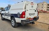 Illustrative: Police at the scene of a fatal shooting in the Bedouin city of Rahat, July 21, 2022. (Israel Police)