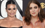 Lea Michele appears at the 75th annual Tony Awards in New York on June 12, 2022, left, and Beanie Feldstein appears at the 73rd Primetime Emmy Awards in Los Angeles on September 19, 2021. Lea Michele was tapped to step in and lead the Broadway revival of the beleaguered 'Funny Girl' after star Beanie Feldstein revealed she was leaving the show sooner than anticipated due to the show taking a 'different direction.'  (AP Photo)