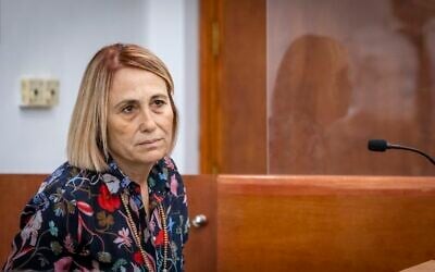 Hadas Klein at the Jerusalem District Court in Jerusalem on July 12, 2022. (Olivier Fitoussi/Flash90)