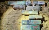 Drugs seized during a smuggling attempt on the Egypt border, on July 3, 2022. (Israel Defense Forces)