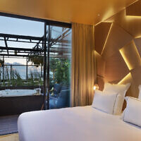 Bedroom in Lighthouse Tel Aviv (courtesy Brown Hotels)