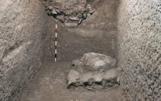 The 'Pillar’s Room' in Jerusalem's City of David Park (Vladimir Neichin)