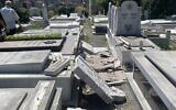 The 600-year old cemetery is located in Istanbul’s Hasköy neighborhood. (Türk Yahudi Toplumu via JTA)