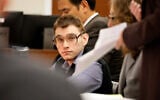 Marjory Stoneman Douglas High School shooter Nikolas Cruz at the defense table during the penalty phase of his trial, July 6, 2022, at the Broward County Courthouse in Fort Lauderdale, Florida. (Carline Jean/South Florida Sun-Sentinel via AP)