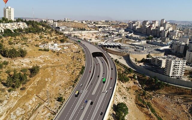 An artist rendering of the tunnel and highway system being built in northern Jerusalem in partnership with the Moriah Jerusalem Development Corporation, a municipality owned development company. (Moriah Jerusalem Development Corporation) An artist rendering of the tunnel and highway system being built in northern Jerusalem in partnership with the Moriah Jerusalem Development Corporation, a municipality owned development company. (Moriah Jerusalem Development Corporation)