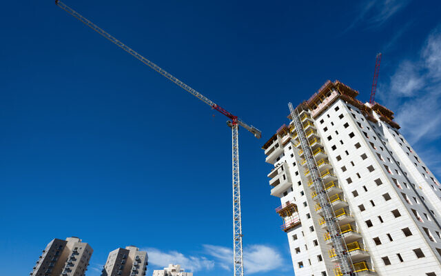 New construction of residential apartments in Ashkelon, January 19, 2019. (chert61 via iStock by Getty Images) New construction of residential apartments in Ashkelon, January 19, 2019. (chert61 via iStock by Getty Images)