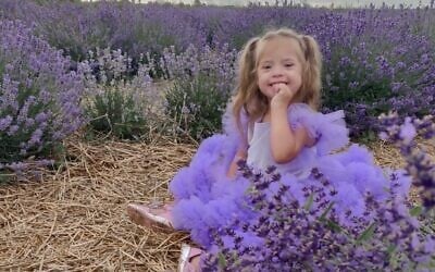 Liza, a 4-year-old Ukrainian girl with Down syndrome who was killed in a Russian missile strike in Vinnytsia on July 14, 2022, is seen in an undated photo. (Courtesy)