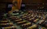 United Nations Secretary General Antonio Guterres speaks during the 2022 Review Conference of the Parties to the Treaty on the Non-Proliferation of Nuclear Weapons at the United Nations in New York City on August 1, 2022. (Ed Jones/AFP)