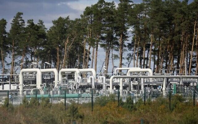 Pipe systems are seen at the industrial plant of the Nord Stream 1 Baltic Sea pipeline, Lubmin, northeastern Germany, close to the border with Poland, on August 30, 2022. (Odd ANDERSEN/AFP) Pipe systems are seen at the industrial plant of the Nord Stream 1 Baltic Sea pipeline, Lubmin, northeastern Germany, close to the border with Poland, on August 30, 2022. (Odd ANDERSEN/AFP)