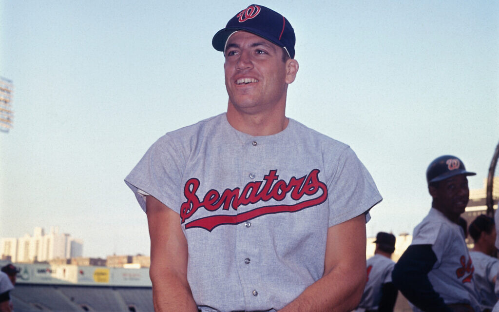 Mike Epstein, the Washington Senators infielder, smiles for the camera, June 5, 1967. (Getty Images/ via JTA)