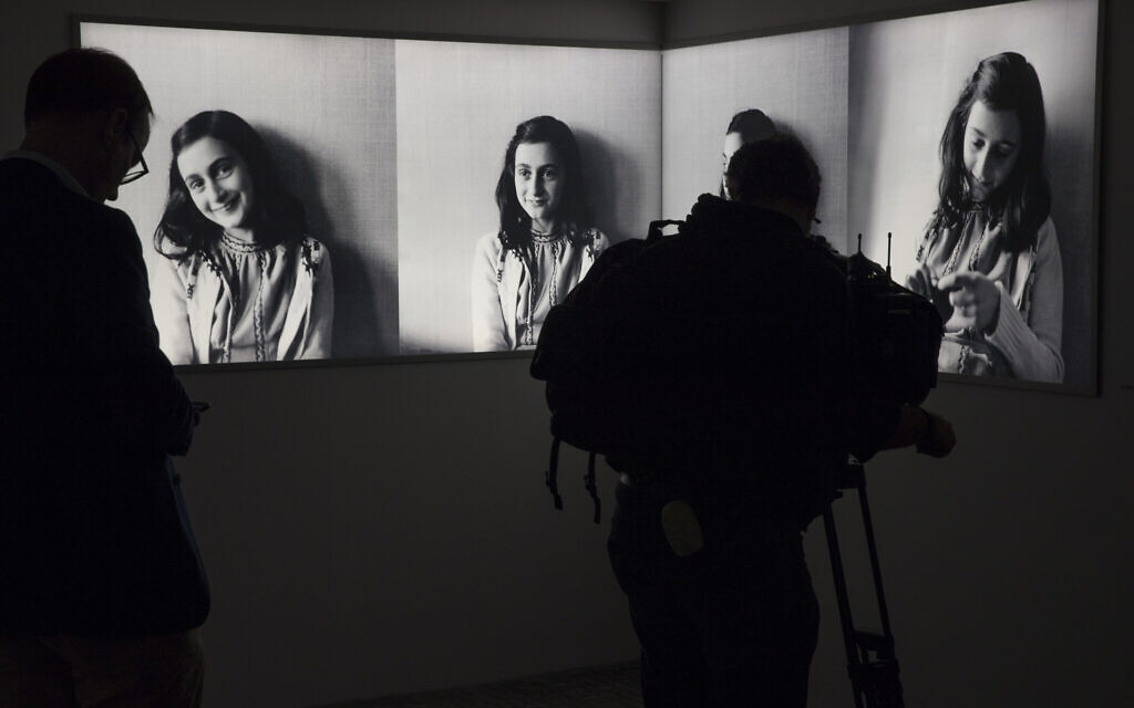 Journalists take images of the renovated Anne Frank House Museum in Amsterdam, Netherlands, Wednesday, Nov. 21, 2018. (AP Photo/Peter Dejong, File) Journalists take images of the renovated Anne Frank House Museum in Amsterdam, Netherlands, Wednesday, Nov. 21, 2018. (AP Photo/Peter Dejong, File)