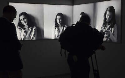Journalists take images of the renovated Anne Frank House Museum in Amsterdam, Netherlands, Wednesday, Nov. 21, 2018. (AP Photo/Peter Dejong, File)