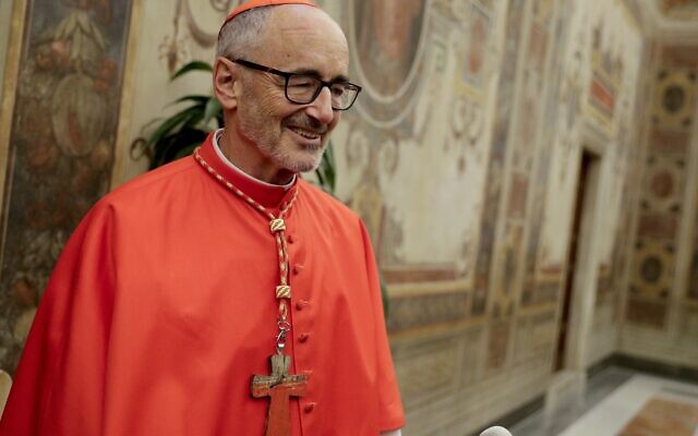 Cardinal Michael Czerny poses for photographers prior to meeting relatives and friends after he was elevated to cardinal by Pope Francis, at the Vatican, October 5, 2019. (AP/Andrew Medichini, File) Cardinal Michael Czerny poses for photographers prior to meeting relatives and friends after he was elevated to cardinal by Pope Francis, at the Vatican, October 5, 2019. (AP/Andrew Medichini, File)