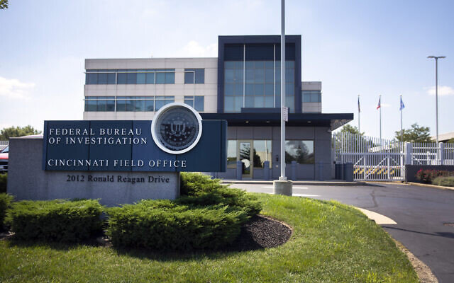 The entrance to the FBI headquarters in Cincinnati, August 11, 2022. (Liz Dufour/The Cincinnati Enquirer via AP) The entrance to the FBI headquarters in Cincinnati, August 11, 2022. (Liz Dufour/The Cincinnati Enquirer via AP)