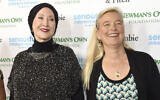Susan Newman, left, and Nell Newman arrive at the SeriousFun Children's Network event at the Dolby Theatre, in Los Angeles, May 14, 2015. (Chris Pizzello/Invision/AP)