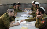Illustrative: Israeli soldiers of the Netzah Yehuda battalion are seen at a military base, in the northern Jordan Valley. (Yaakov Naumi/Flash90)
