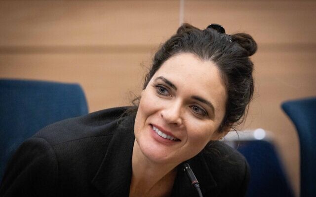 Labor party MK Emilie Moatti attends a Foreign Affairs and Defense Committee meeting at the Knesset, November 9, 2021. (Yonatan Sindel/Flash90) Labor party MK Emilie Moatti attends a Foreign Affairs and Defense Committee meeting at the Knesset, November 9, 2021. (Yonatan Sindel/Flash90)