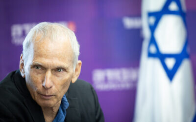 Public Security Minister Omer Barlev attends a faction meeting at the Knesset, in Jerusalem on June 6, 2022. (Yonatan Sindel/Flash90)