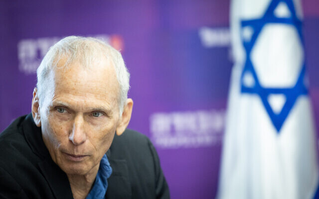 Public Security Minister Omer Barlev attends a faction meeting at the Knesset, in Jerusalem on June 6, 2022. (Yonatan Sindel/Flash90) Public Security Minister Omer Barlev attends a faction meeting at the Knesset, in Jerusalem on June 6, 2022. (Yonatan Sindel/Flash90)