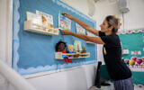 The Nisui School in Jerusalem, ahead of the opening of the school year, on August 31, 2022. (Yonatan Sindel/Flash 90)
