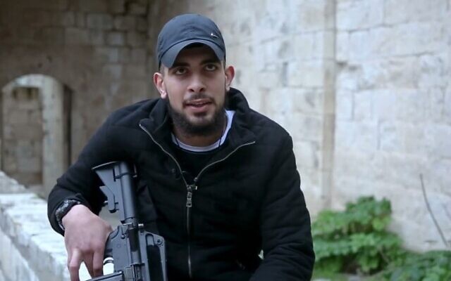 Al-Aqsa Martyrs Brigades commander Ibrahim Nabulsi in an undated photograph. (Social media)