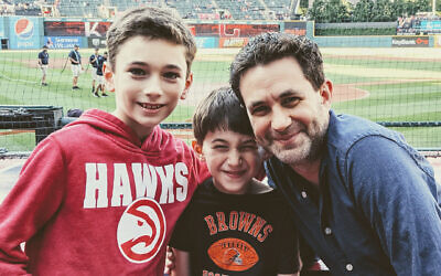 Scott Hershovitz with his sons Rex and Hank (Courtesy of Scott Hershovitz)