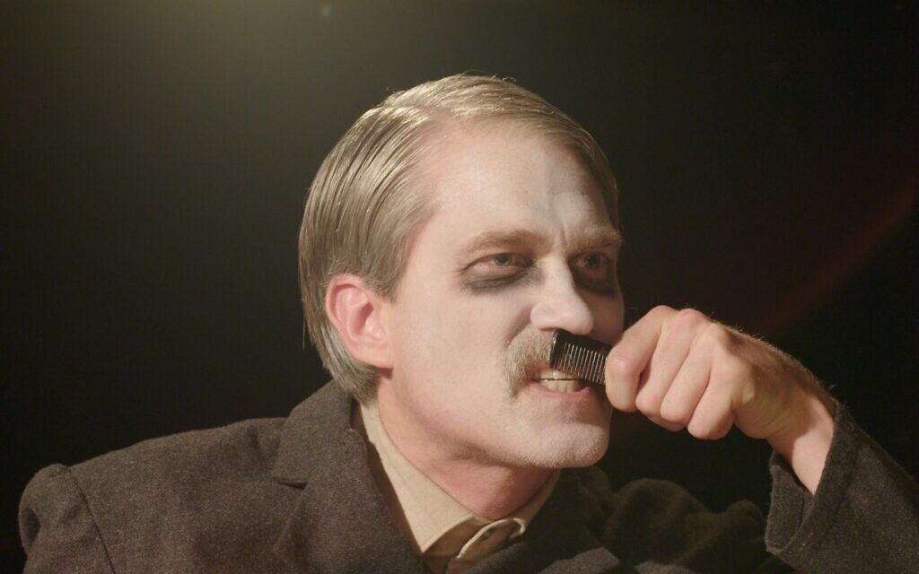 Scene from 'The Last Cyclist' production at La MaMa in New York, August 2017. (Alexander Jorgensen)