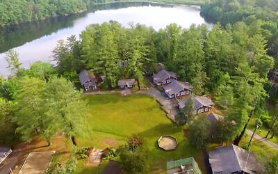 Camp Ramah in the Berkshires seen in a promotional video posted by the camp in March 2022. (Screenshot/YouTube)
