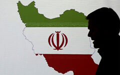 Illustrative: A cybersecurity expert talks about Iran hacking techniques, in Dubai, United Arab Emirates, September 20, 2017. (AP Photo/Kamran Jebreili)
