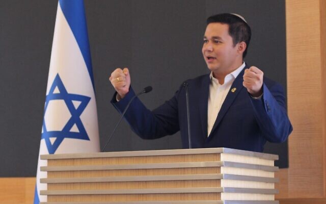 Likud candidate Dan Illouz (Sharon Hasson)
