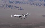 A screenshot of an Iranian Shahed-129 combat drone. (YouTube/Future Technology of Military)