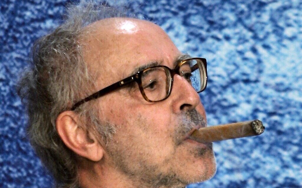 In this file photo taken on May 18, 2004 Franco-Swiss film director Jean-Luc Godard attends a press conference for his film "Notre Music" during the 57th Cannes Film Festival in Cannes. (BORIS HORVAT / AFP) In this file photo taken on May 18, 2004 Franco-Swiss film director Jean-Luc Godard attends a press conference for his film "Notre Music" during the 57th Cannes Film Festival in Cannes. (BORIS HORVAT / AFP)
