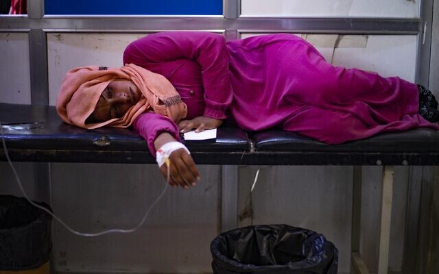 A woman suffering from cholera receives treatment at the Al-Kasrah hospital in Syria's eastern province of Deir Ezzor, on 17, 2022 (Delil SOULEIMAN / AFP) A woman suffering from cholera receives treatment at the Al-Kasrah hospital in Syria's eastern province of Deir Ezzor, on 17, 2022 (Delil SOULEIMAN / AFP)